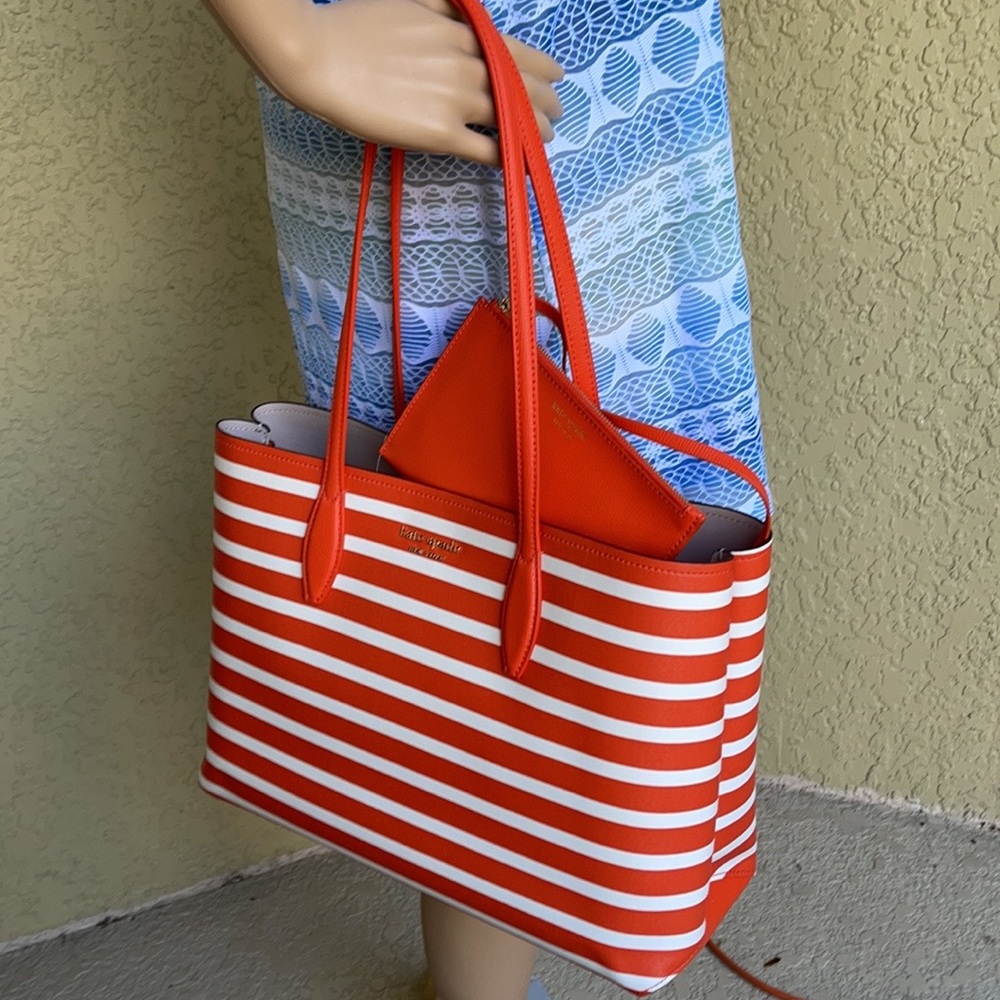 Kate Spade All Day Sailing Stripe Large Tote - Picture 16 of 16